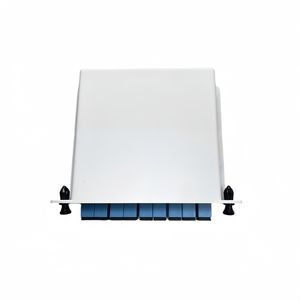 Fourniture d'usine FTTH 0.9mm Boîtier de distribution de type cassette Lgx 1X8 Répartiteur PLC Lgx Sc Upc en fibre optique