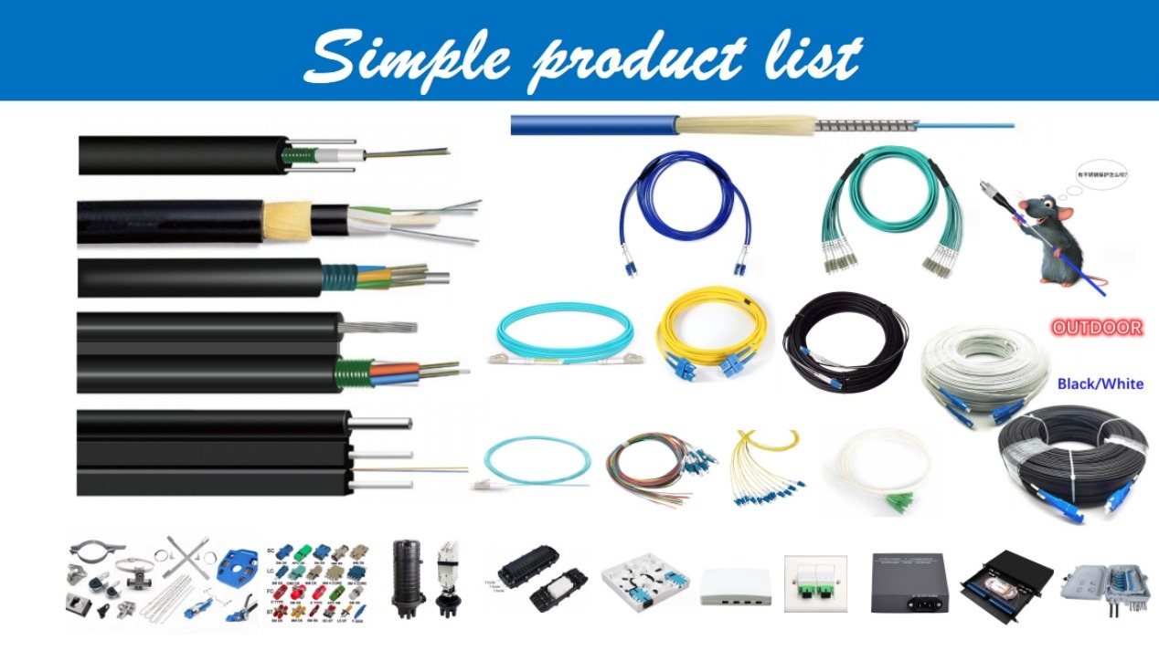 Pack découverte FTTH — sélection câbles & accessoires