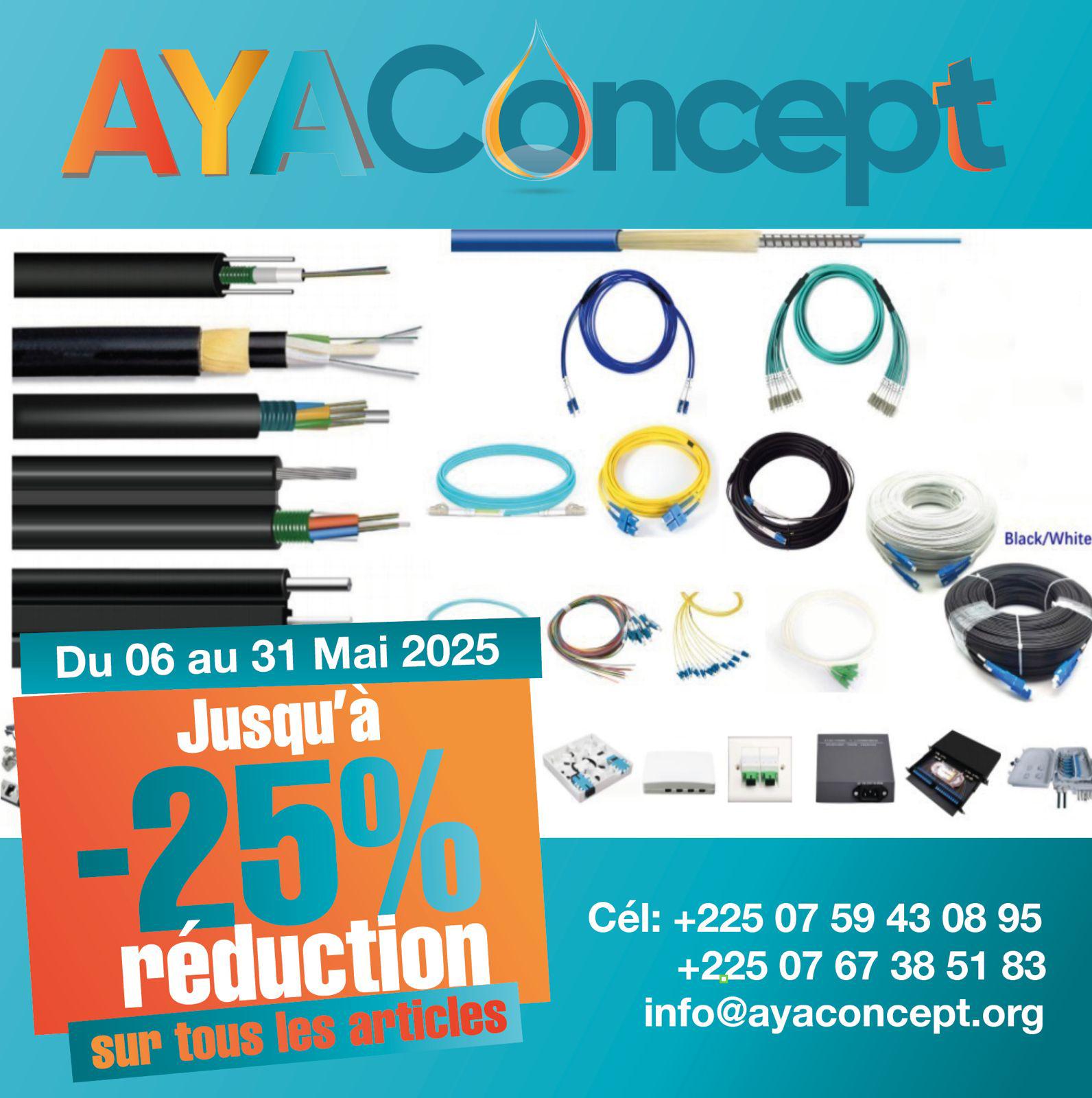 Pack promotionnel AYAConcept — fibre + accessoires