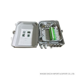 Boîte de distribution pour fibre optique 24 conducteurs FTTH boîte de jonction pour fibre optique pour séparateur 1: 16/2: 8 boîte pour fibr