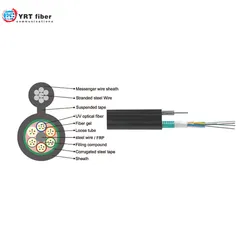 Monomode Gyxtc8s Fiber câble for souterrain Communication